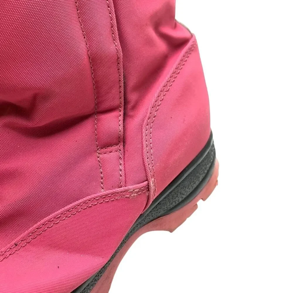 Lands End Girls Kids Pink Waterproof Warm Winter Boots Sledding Play sz 2